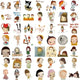 Yoshimoto Nara Taku Stickers, 45 pieces