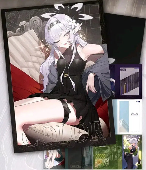 Blue Archive Super Genius Frail Smiling Girl Hacker Himari Illustration Book