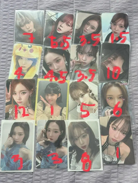 aespa Winter photocard transfer rare item