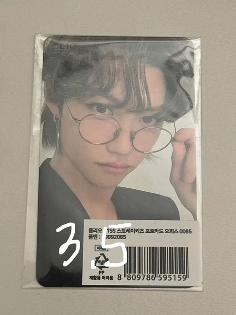 Stray Kids Felix Clio glasses photocard skz felix