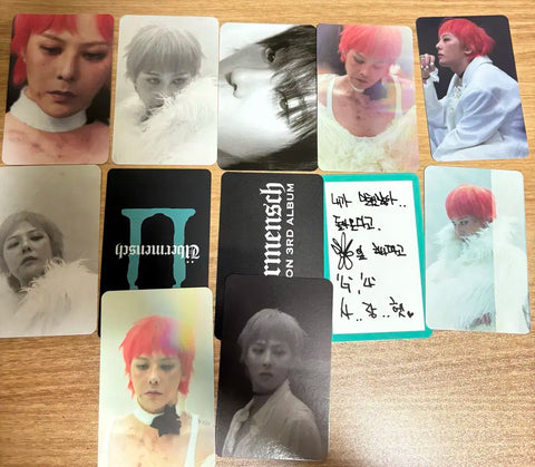 GD G-Dragon 3rd Album Übermensch Photocard Album.