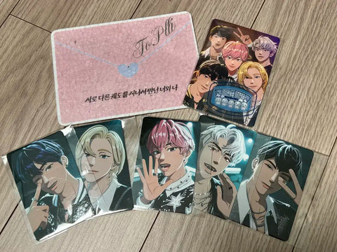 PLAVE PlliZone Benefit Photocards + Big Photocard + Confetti, all together
