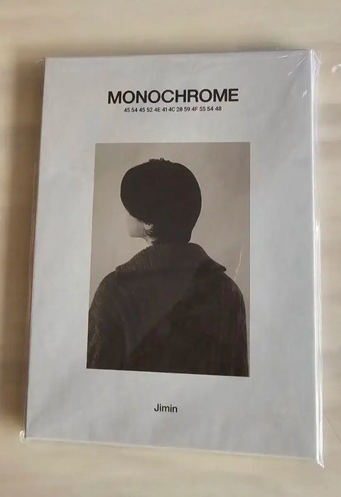 Unopened Monochrome BTS MONOCHROME Jimin Photobook