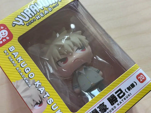 Bakugo Yurayura Head Figure + Vol. 42 Special Edition Postcard Bundle