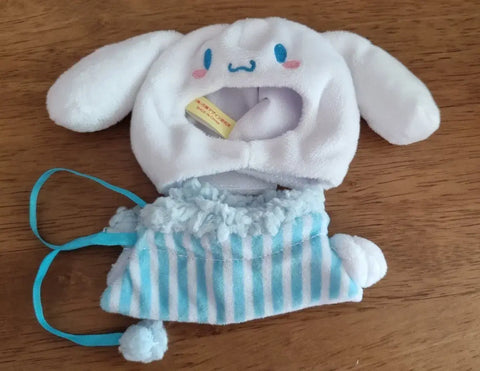 10cm Cinnamoroll Doll Clothes Hat Cape Set