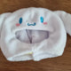 10cm Cinnamoroll Doll Clothes Hat Cape Set