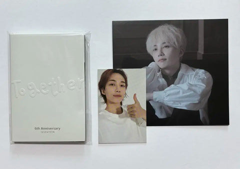 Selling Seventeen's Jeonghan 6th Anniversary Charm & Jeonghan Photocards Full Set, Jeonghan Goods