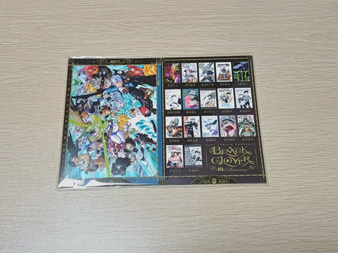 Jump Giga 2025 Summer Black Clover Clear Stand Illustration Card