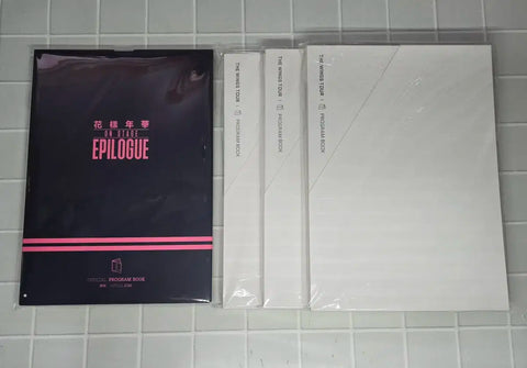 BTS Program Book Set The Most Beautiful Moment in Life WINGS TOUR Program Book