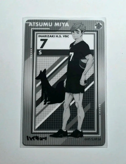 Haikyuu Miya Atsumu Metallic Card for Sale