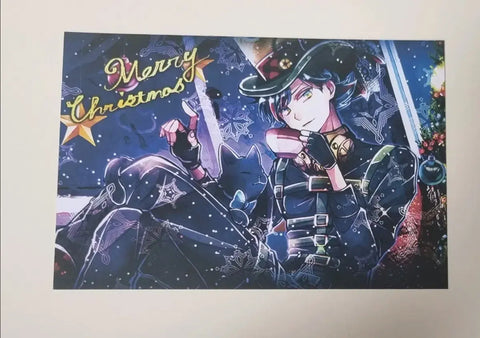 Wolf Game Kou Christmas Card
