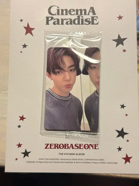 Selling Zhang Hao special edition photocard.