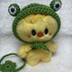 Stray Kids, BbokAri custom hat, frog hat, four-leaf clover, hand-knitted