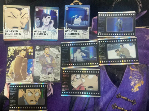 Batch) Detective Conan Chinese Card The Jet-Black Nightmare Wani Sametani Kogoro Mouri