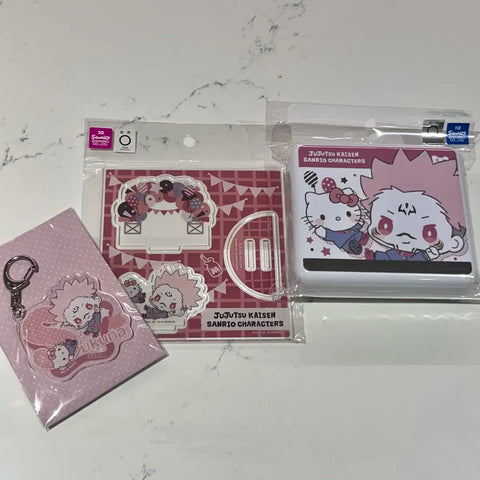 Jujutsu Kaisen Sukuna Sanrio Acrylic Stand Rare Puga Keychain