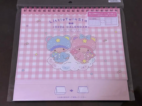 Selling Sanrio Little Twin Stars 2026 calendar.