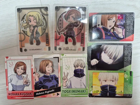 Batch) Jujutsu Kaisen Nobara Toge Yuki Card/Stand Card