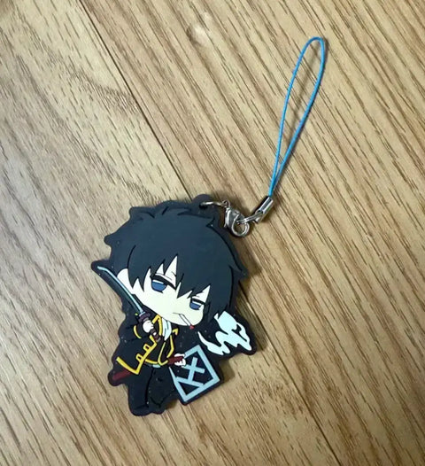 Gintama Hijikata Rubber Keychain Keyholder