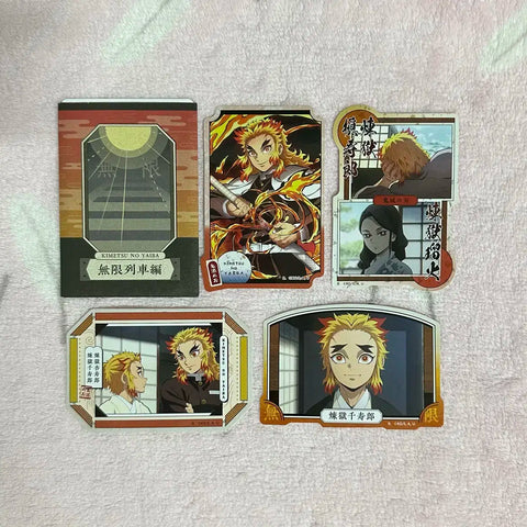 Demon Slayer Kimetsu no Yaiba Rengoku Kyoujurou Shinjuro Senjuro Ruka Carddass Vending Machine Sticker