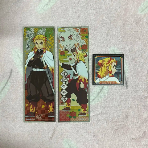 Demon Slayer Kimetsu no Yaiba Rengoku Kyoujurou Long Sticker Seal Sticker Bundle Mugen Train