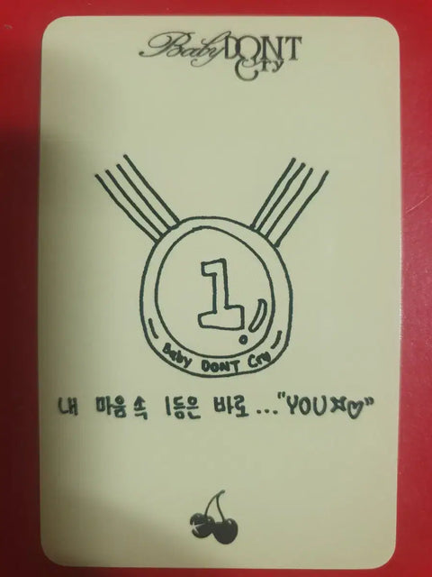 Baby Don't Cry Lee Hyun Idol Star Athletics Championships 3-Type Photocard Set