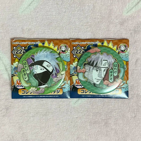 Naruto Hatake Kakashi Sakumo Jump Shop Original Art Can Badge Set