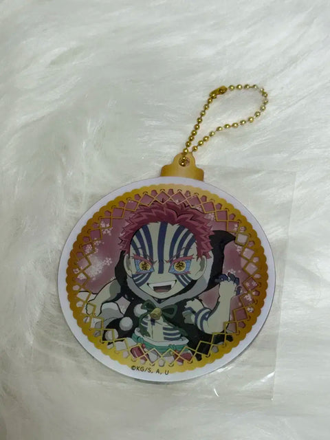 Demon Slayer Akaza Christmas Acrylic Keychain
