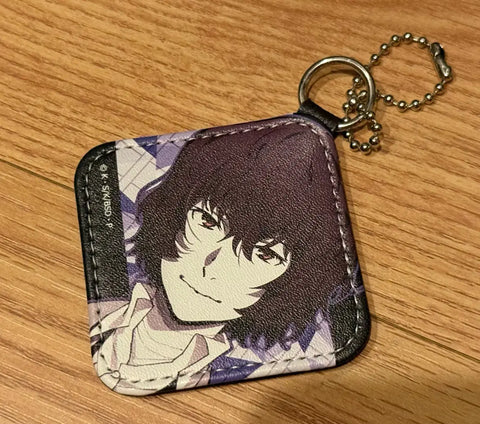 Bungo Stray Dogs Osamu Dazai Leather Keychain Strap