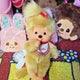 Authentic Japanese Sekiguchi Monchhichi Doll Blonde Girl