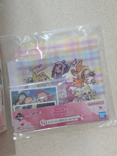 I'm selling Remikuji (lottery) figures, stickers, and zipper bags.