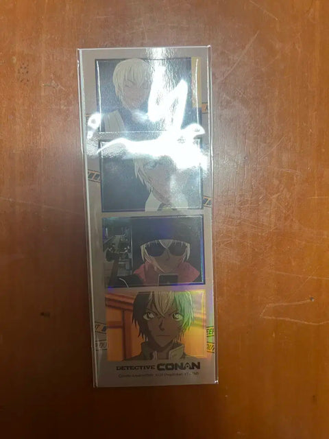 Detective Conan four-cut sticker, An, Kiyun, Furuya, Rei, Amuro