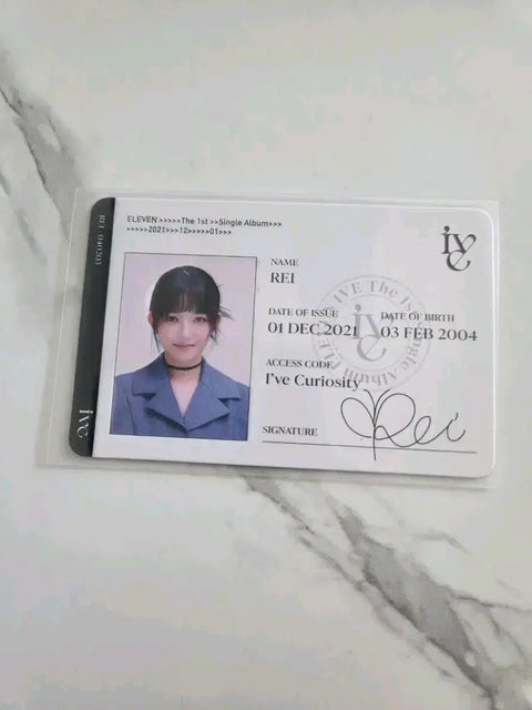 IVE ELEVEN ID Card Rei