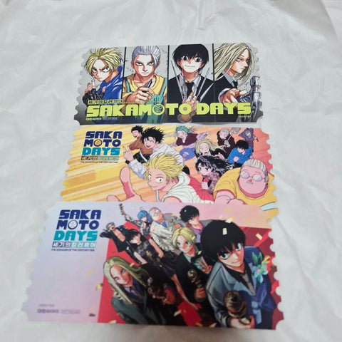 Sakamoto Days Killer Pair Special Edition Ticket Set of 3
