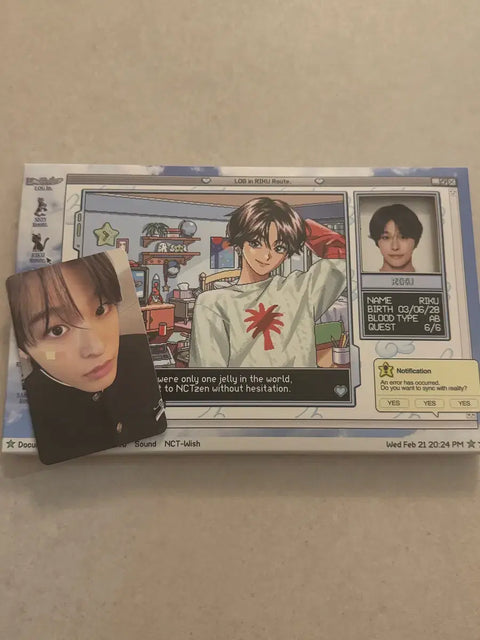 NCT Wish Riku Login MD Full Set