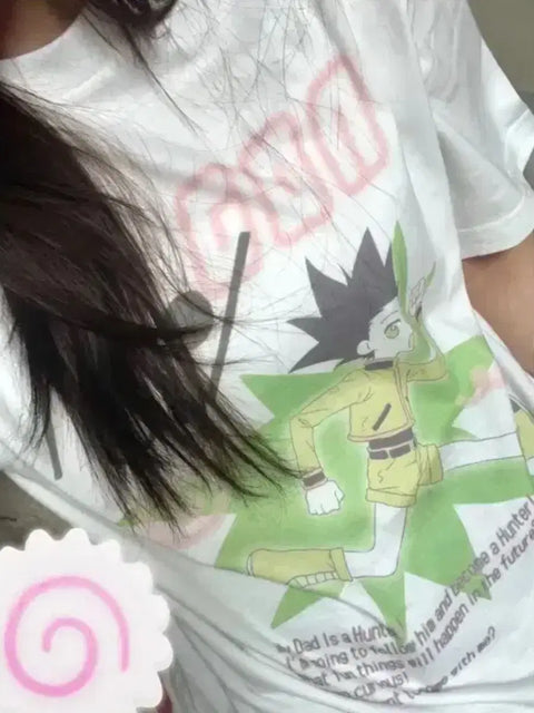 3 nim Sam nim Otaku Hunter x Hunter Gon short-sleeve T-shirt