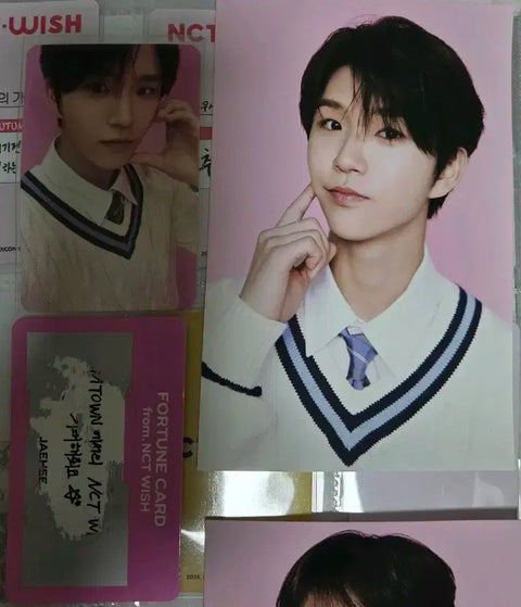 NCT WISH Jaehee SM 3.0 Anniversary Photocard + Fortune Card + Postcard
