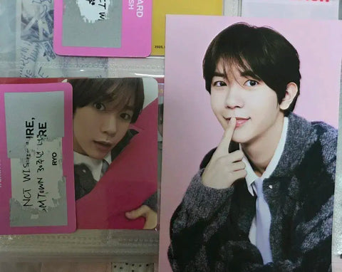 NCT WISH Ryo Ssm 30th Anniversary Photocard + Fortune + Postcard