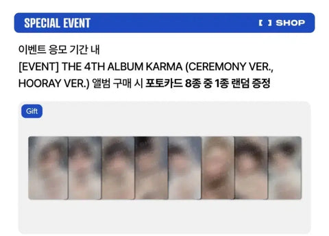 Stray Kids Karma Listening Event Group Order Changbin