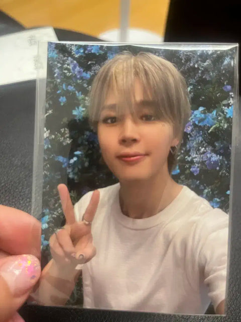 Jimin Pop-up Store Open Collar Shirt Photocard
