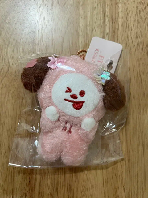 BT21 Japan Sakura Cherry Blossom Chimmy Mascot Keyring
