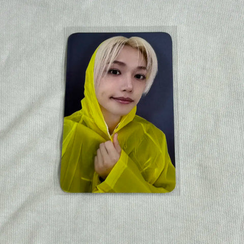 Stray Kids Felix Uniform Photocard Raincoat