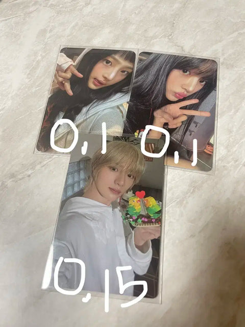 TXT/NewJeans photocard sale