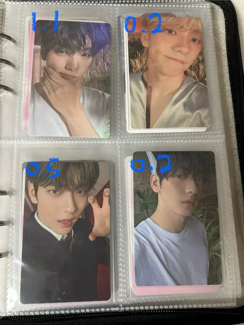 TXT photocards Yeonjun Soobin Beomgyu Taehyun Hueningkai