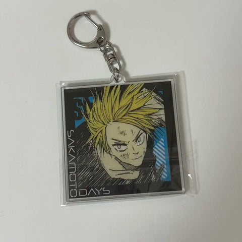 Unopened) Sakamoto Days Jump Shop Asakura Shin Double-Sided Keychain Transfer Sakadei