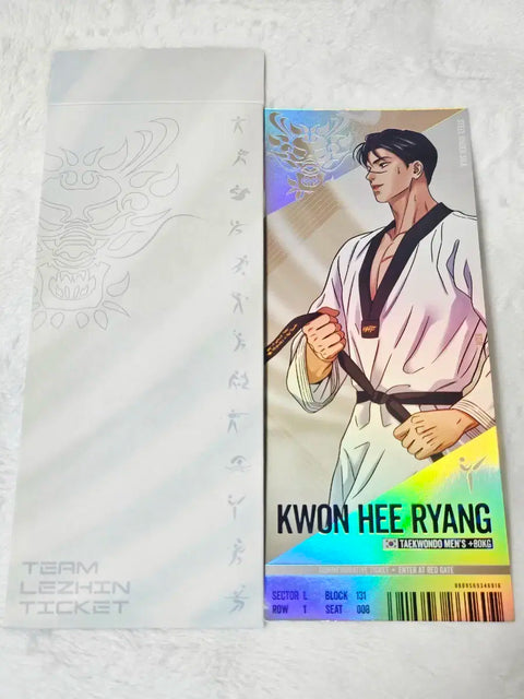 Sword and Flower Kwon Hee-ryang Team Resin Game Ticket
