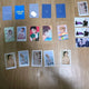Seventeen Woozi photocards, 19 in total, sold as a set.