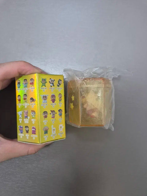 Crayon Shin-chan Chocobi Random Figure Gold Edition Unopened Glass