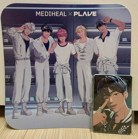 PLAVE concert PLLI ZONE photocard (5 members) + Mediheal fan transfer