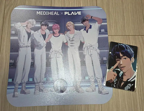 PLAVE concert PLLI ZONE photocard (5 members) + Mediheal fan transfer