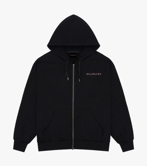 Blackpink Deadline Hoodie Zip-Up Black L